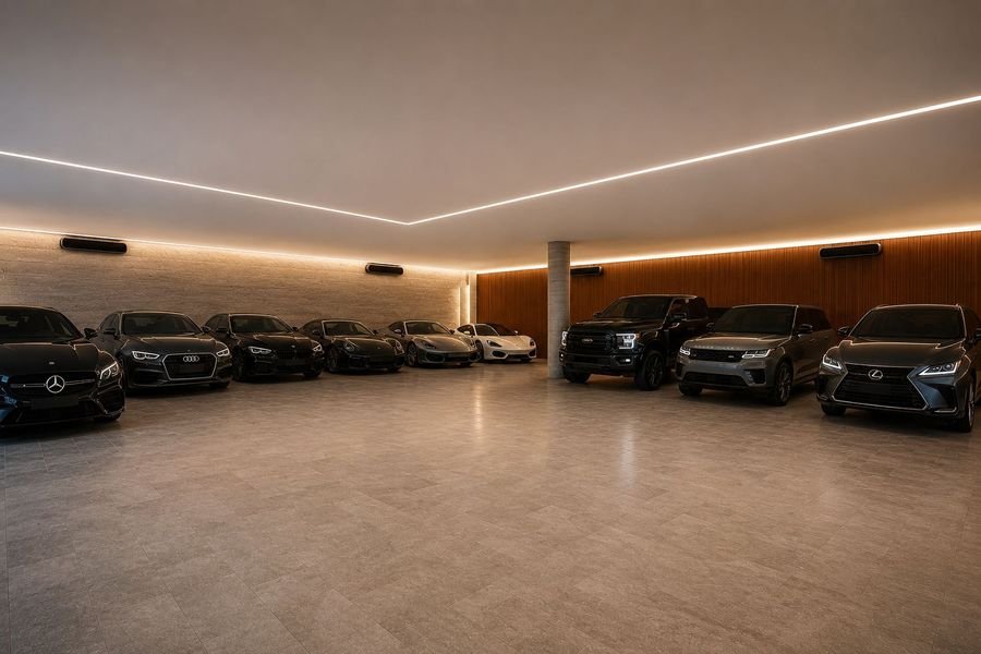 Garagem e subsolo técnico de alto padrão